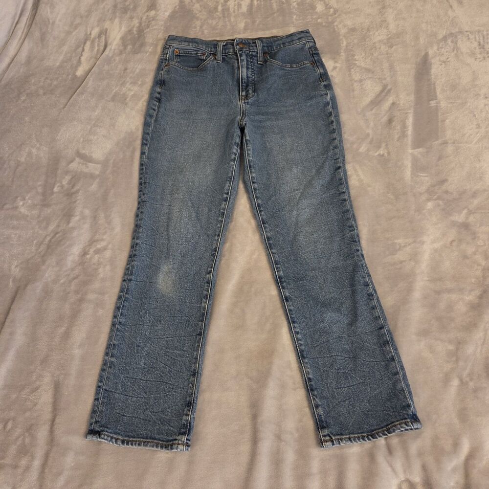 J. Crew Essential Straight Leg Medium Wash Jeans Women's Size 27